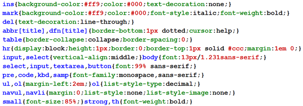 Schlechter CSS-Schreibstil - Das muss man erst mal lesen können...